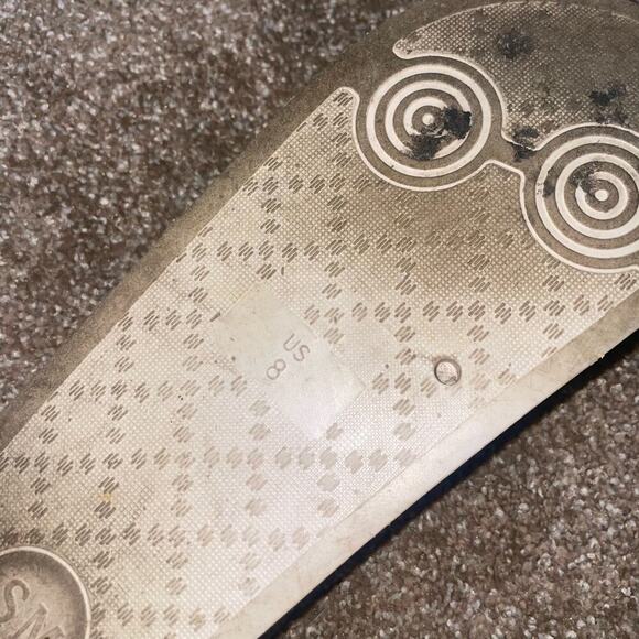 Steve Madden slides sandals snake print rubber tan white SZ 8 - Picture 2 of 5